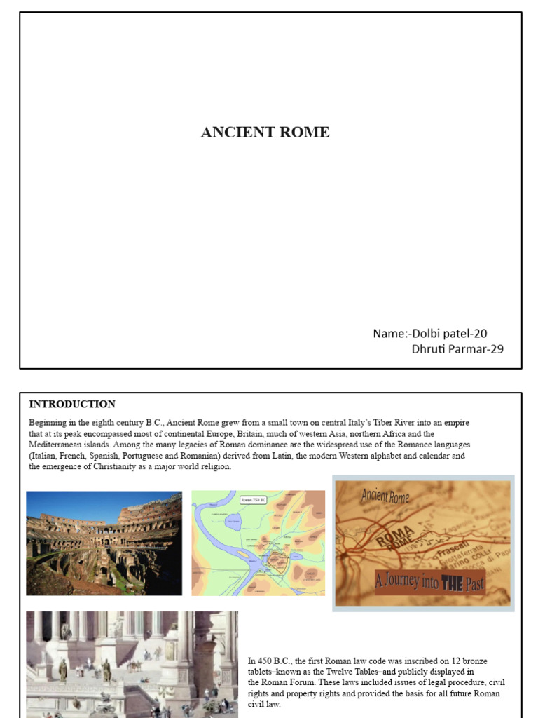 Ancient Rome | PDF