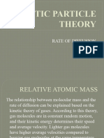 Effects of Rate of Diffusion On Gases