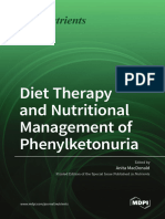 Diet Therapy and Nutritional Management of Phenylketonuria