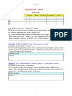 Assignment 1 (Semantics)