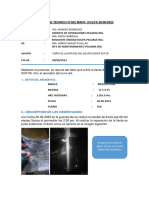 Informe N°022 Corte de Llanta - SCP 05