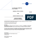 Haroon Zubair Substantive Notice PDF