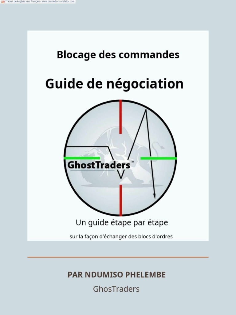 Guide de Négociation: Blocage Des Commandes | PDF