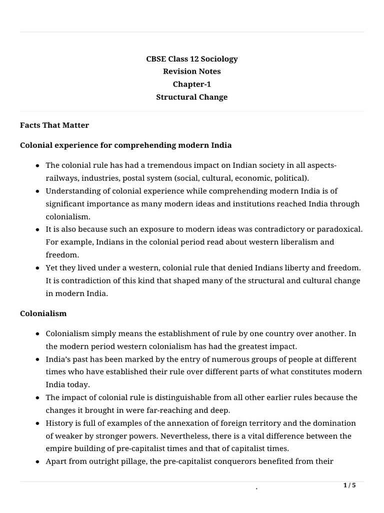 cbse-class-12-sociology-social-change-and-development-in-india-revision