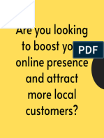 Are You Looking To Boost Your Online Presence and Attract More Local Customers