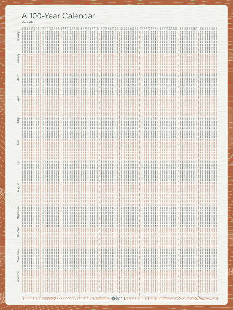 LongTimeProject A 100 Year Calendar PDF