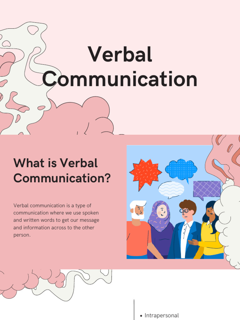 Verbal Communication | PDF