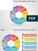 6 Parts Circle Infographics PowerPoint