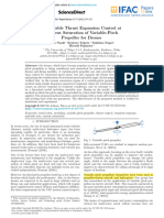 Achievable Thrust Expansion Control at Current Saturation of Variable-Pitch Propeller For Drones