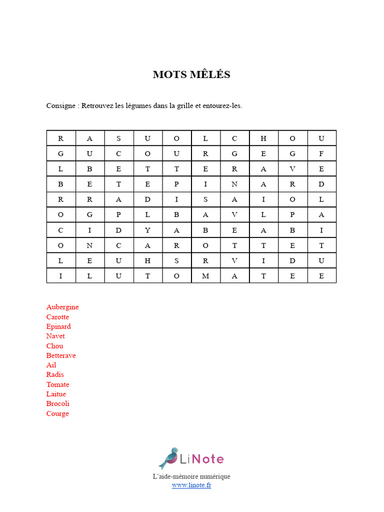 Fiches Atelier Memoire Personnes Agees Gratuites 06 Mots Meles Reponses 