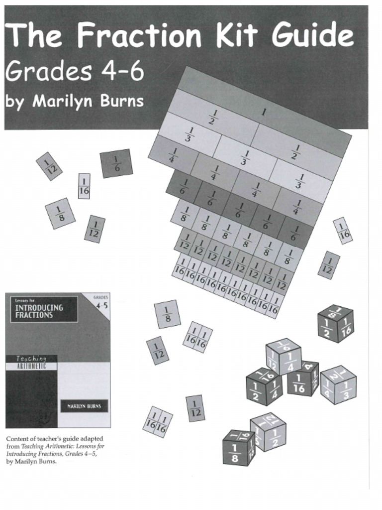 The Fraction Kit Guide For 4-6 by Marilyn Burns | PDF
