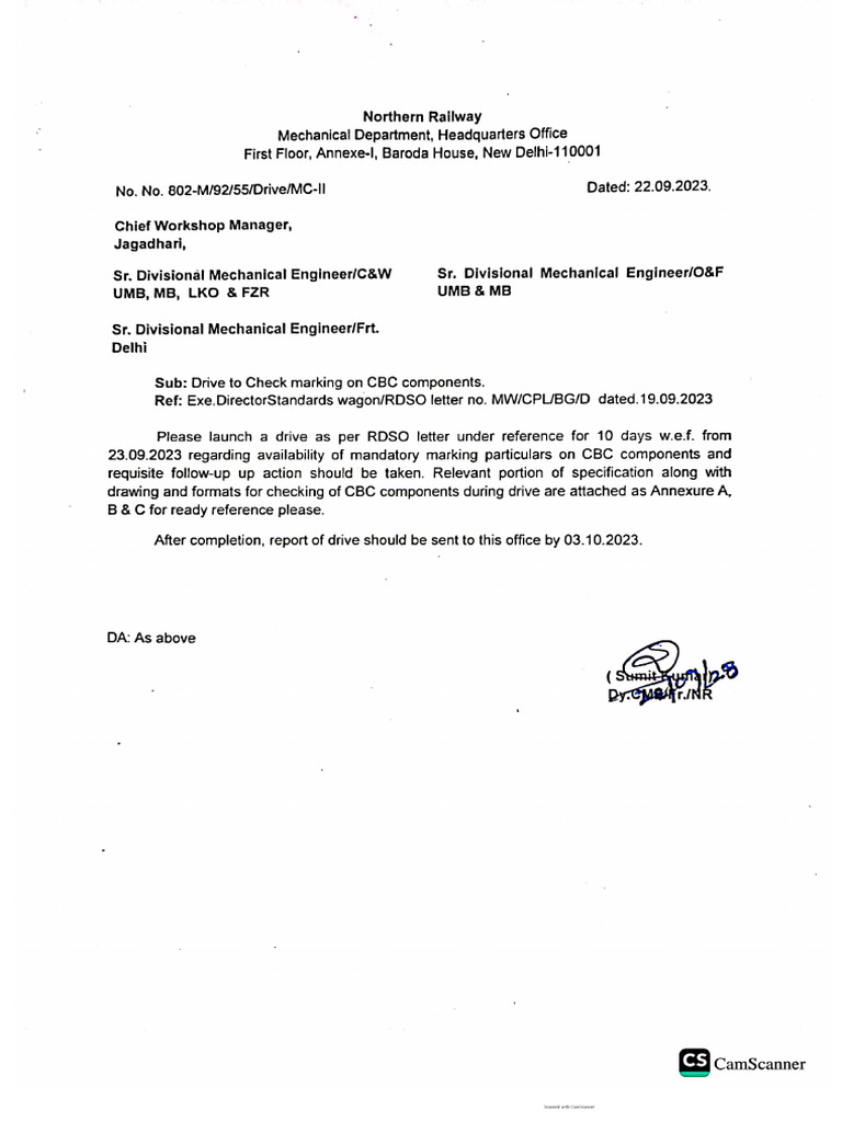 Marking On CBC Components PDF
