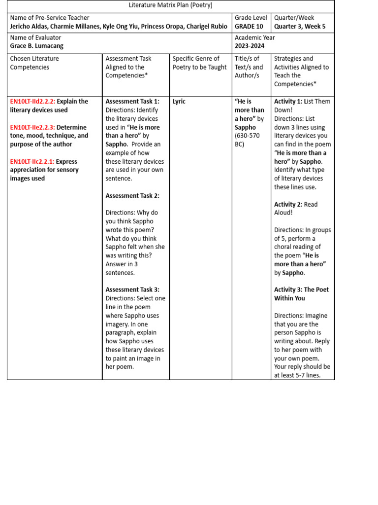 literature-matrix-plan-group-2-pdf
