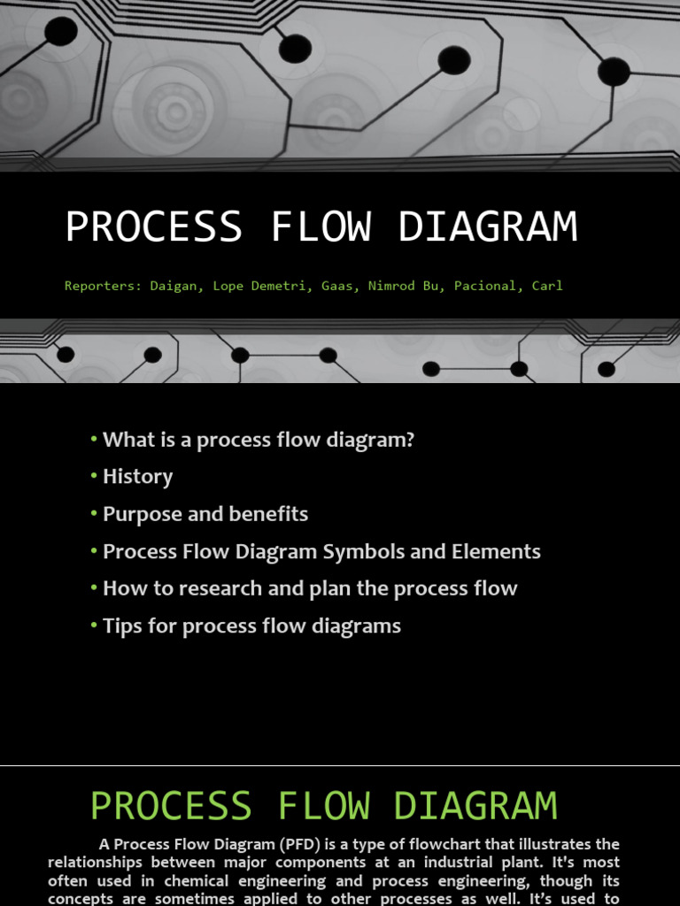 Process Flow Diagram Pdf Engineering Mechanical Engineering