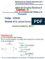 Capitulo II.a - Circuitos en El Dominion Del Tiempo y Frecuencia