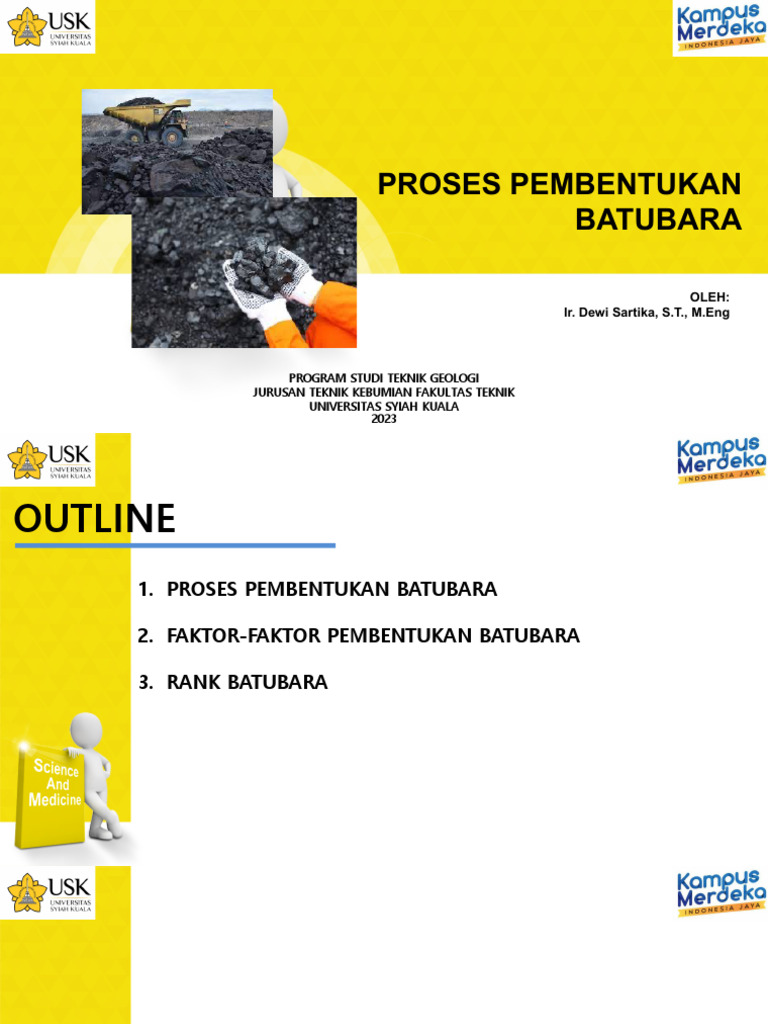 Proses Pembentukan Batubara | PDF