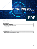 PFD Biannual Report April September 2020