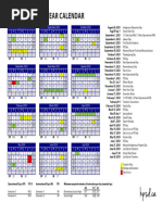 Approved 2022-23 Rhea County Calendar 8 | PDF | Festival | Holidays