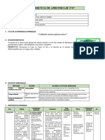 1° Grado - Experiencia de Aprendizaje N°07