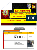 24.09.2023 Implementasi Komitmen Kinerka Sat Samapta Polrestabes Palembang THN 2023