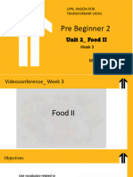Week 3 - Videoconference - Unit 2 - Food II - ST