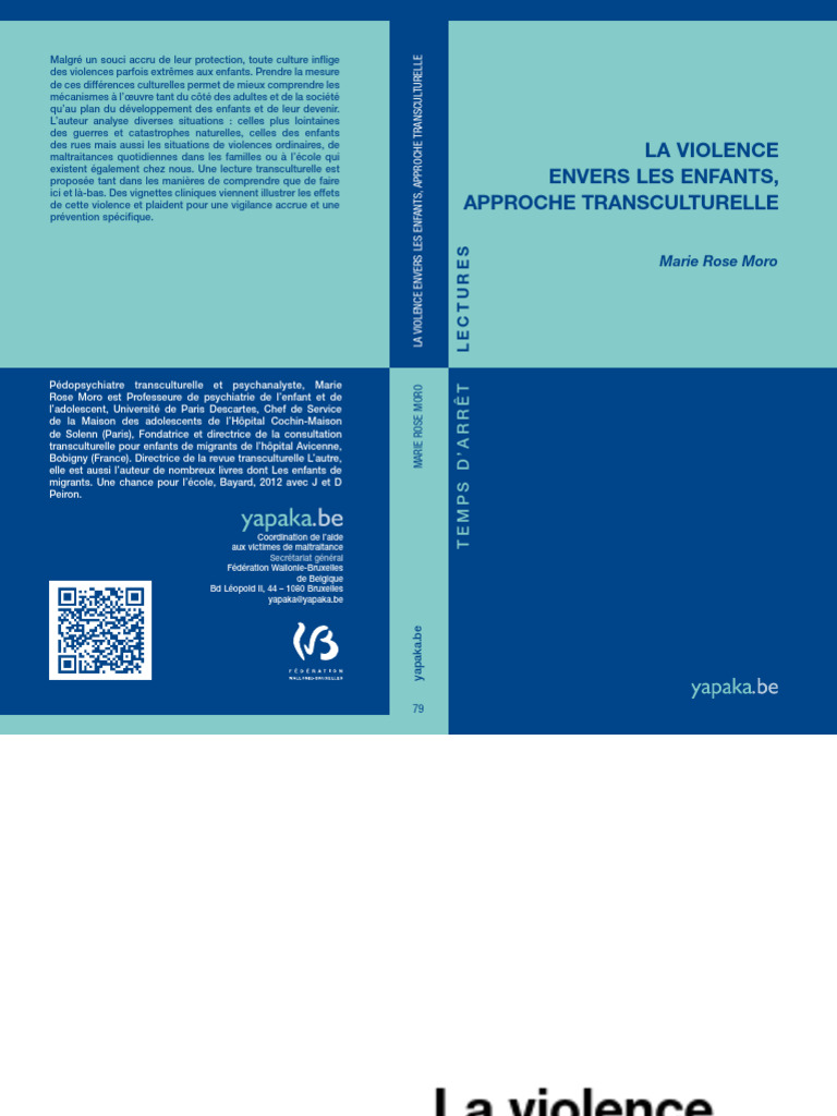 La Violence Envers Les Enfants, Approche Transculturelle | PDF