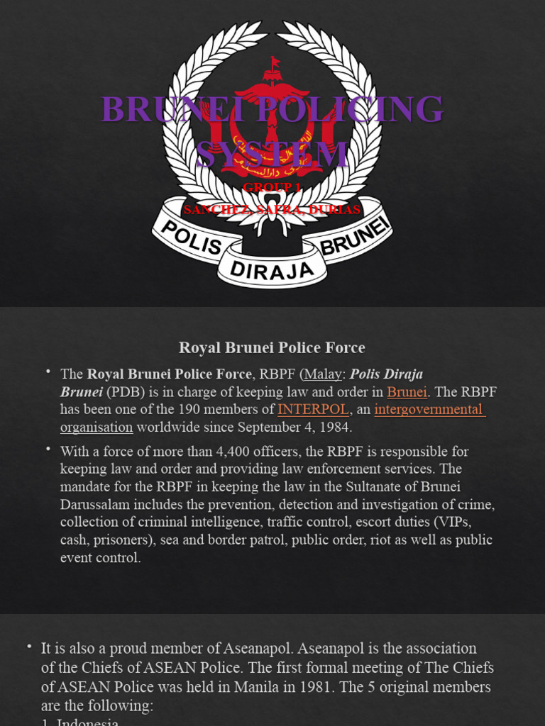 Brunei Policing System | PDF