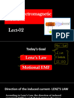 Electromagnetic Induction Lecture 02