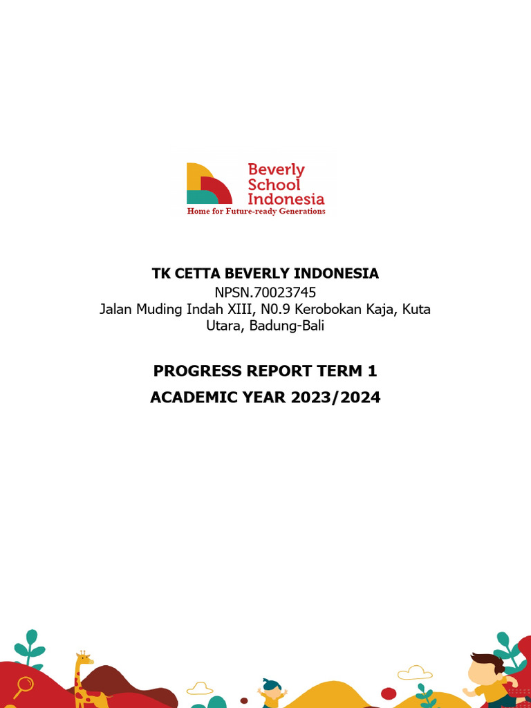 Narasi Raport TK Cetta Beverly 2023 | PDF