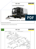 MC 600 - Lista de Peças de Reposição