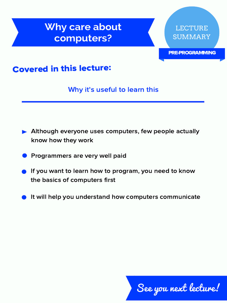 Pre Programming+ +Review+&+Recap+Section+1 | PDF | Operating System ...