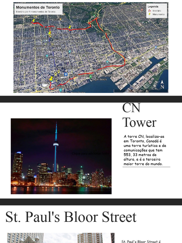 Trabalho Sobre Monumentos de Toronto | PDF