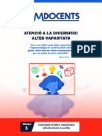 Atencio A La Diversitat Altes Capacitats Modulo1