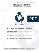 Acreditación para Postulante