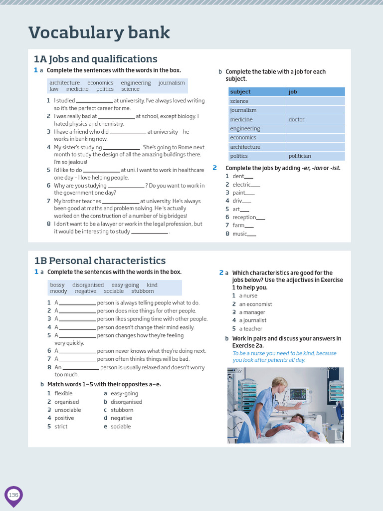 Roadmap B1 Vocabulary Overview | PDF