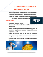 Afiche Protector Solar