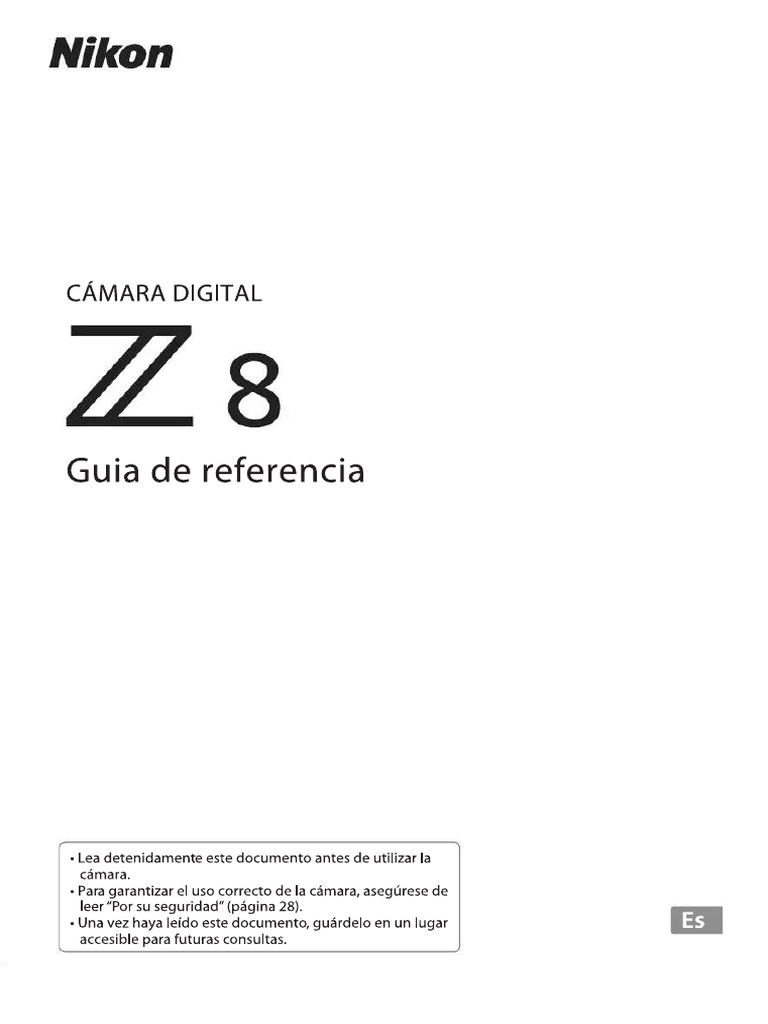 Manual Z8 | PDF