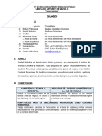 SÍLABO de Auditoría Financiera 2023 II