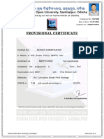 Provisional Certificate Mapp2120021