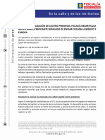 Fiscalía Desarticuló Grupo Narcotraficante Que Enviaba Cocaína A México y Europa