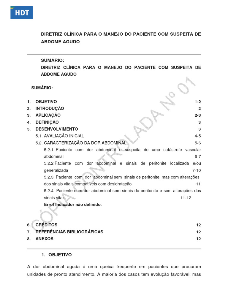 Dir - CC - 002 - Diretrizes Clinicas para o Manejo de Pacientes Com ...