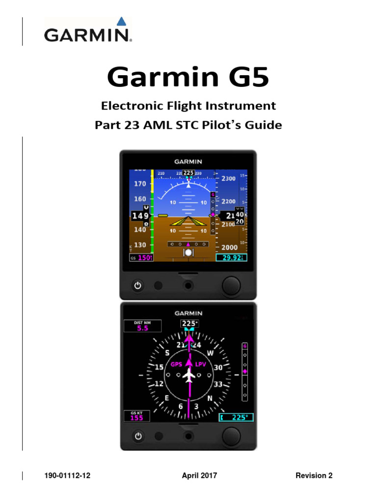 Pilot Guide 190-01112-12 - 02 | PDF | Altimeter | Aircraft
