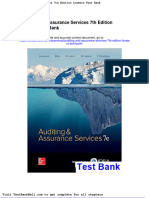 Auditing and Assurance Services 7th Edition Louwers Test Bank