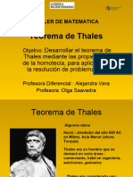 Power Point TEOREMA DE THALES