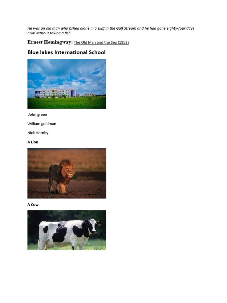 blue-lakes-international-school-ernest-hemingway-pdf