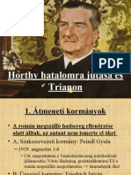 Horthy Hatalomra Jutása És Trianon