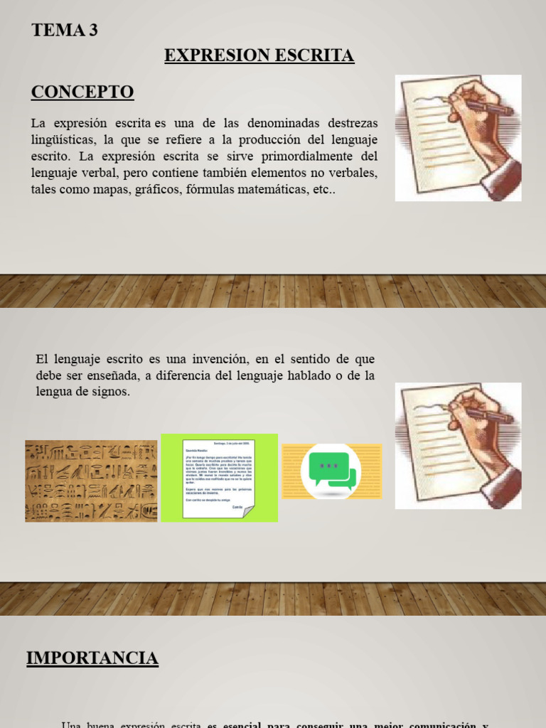 Tema 3 Expresion Escrita Ok | PDF | Chat en linea | Telegrafía