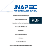 Valores Gestion Ambiental