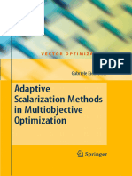 Adaptive scalarization method in multiobjective optimization