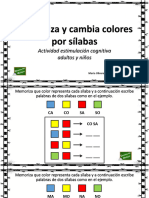 Cambiar Colores Por Silabas Kinder